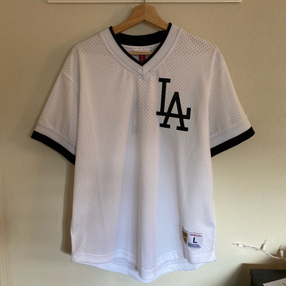 Mitchell Ness Dodgers Vneckworld 